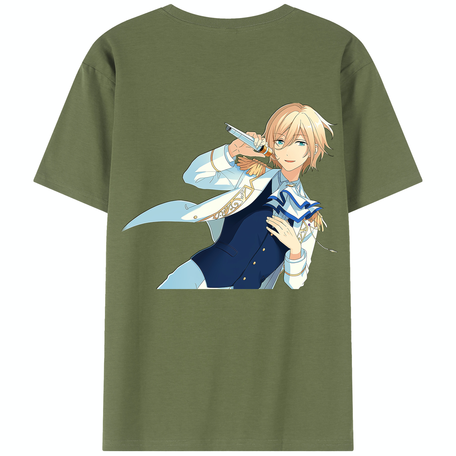 （画像用） あんさんぶるスターズ! Ensemble Stars 綿100％半袖Tシャツ（背面プリント）